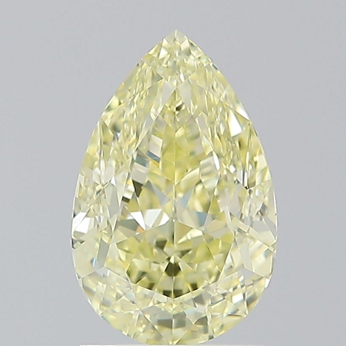 2.01 carat Fancy Light Yellow-VVS2 Natūralus Pear Deimantas (1)
