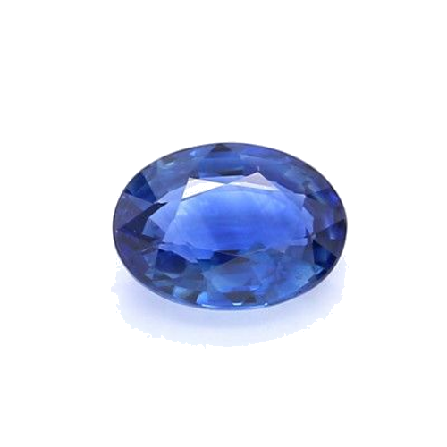 1.24 carat BLUE BRILLIANTSTEP cut Oval Safyras (1)