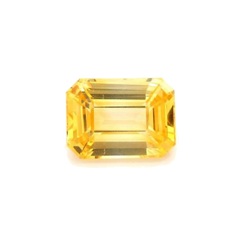 4.82 carat YELLOW FANCY cut Octagonal Safyras (1)