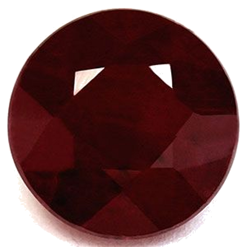 2.17 carat RED Round Rubinas (1)