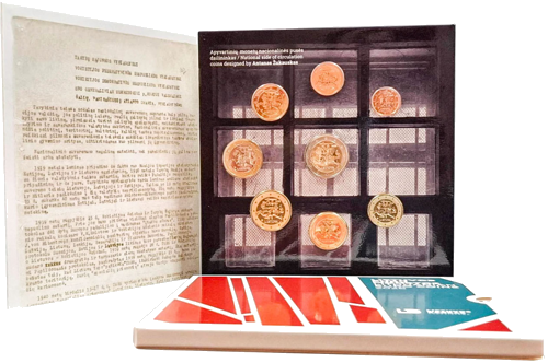 2026 Lithuania Resistance Movement BU Euro Coin Set (3)