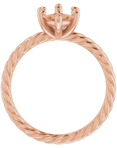 Sužadėtuvių Žiedas „Solitaire“ 585 Rožinis Aukso Marquise 12mm x 6mm (2)