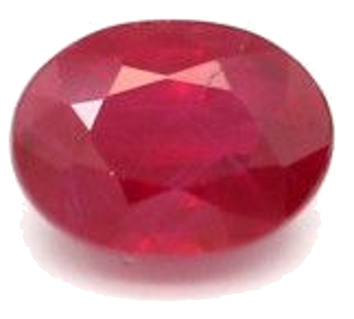 0.45 carat RED BRILLIANTSTEP cut Oval Rubinas (1)