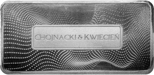 100 g Silver bar CHOJNACKI & KWIECIEŃ (2)