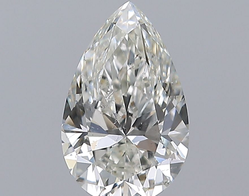 2.0 carat I-SI2 Natūralus Pear Deimantas (1)