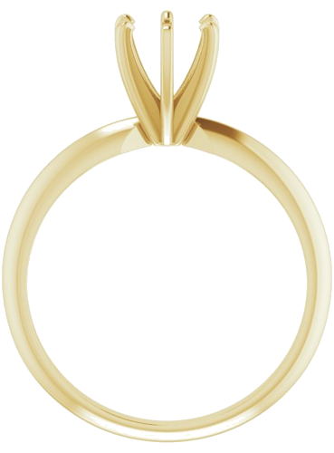 Sužadėtuvių Žiedas „Light Solitaire“ 585 Geltonojo Aukso Round 5.4mm x 5.7mm (2)