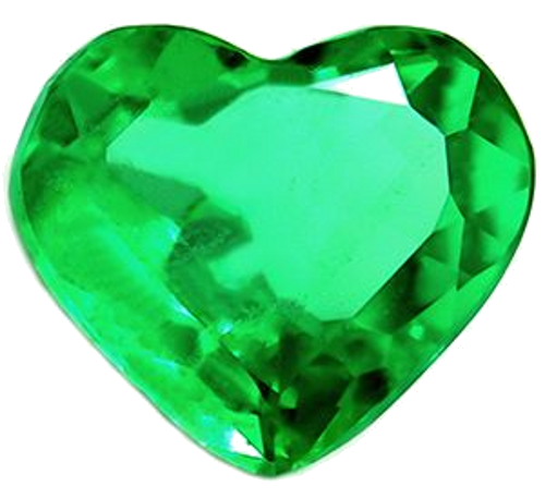 1.6 carat GREEN Heart Smaragdas (1)