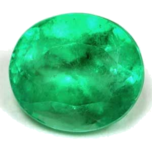 4.39 carat GREEN Oval Smaragdas (1)