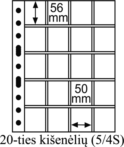 Kabatas pastkartēm un pastmarkām - Grande (10)