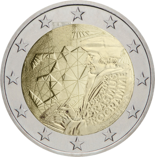 2022 Luxembourg Erasmus 35th 2 euro coin (1)