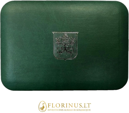 2018 Ватикан Набор монет евро PROOF с серебряной монетой 20 евро (3)