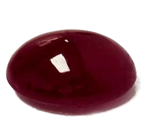 2.67 carat RED CABOCHON cut Oval Rubinas (1)