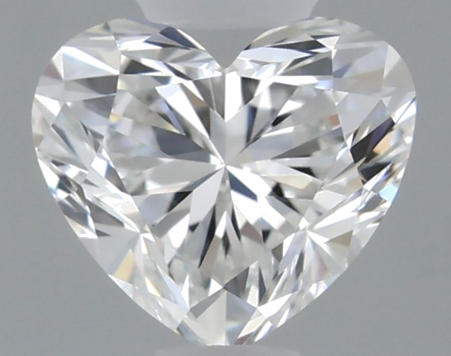 0.27 carat E-VVS1 Natūralus Heart Deimantas (1)