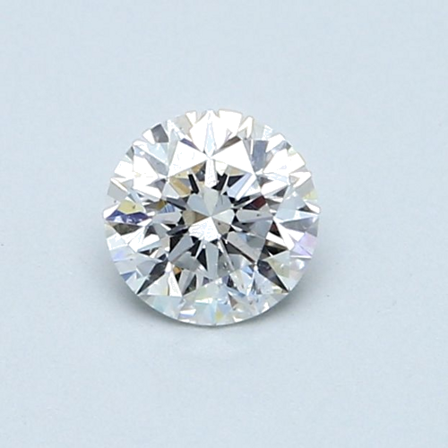 0.51 carat D-SI1 Very Good cut Natūralus Round Deimantas (1)