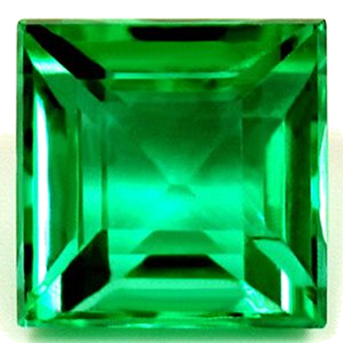 1.0 carat GREEN Square Smaragdas (1)
