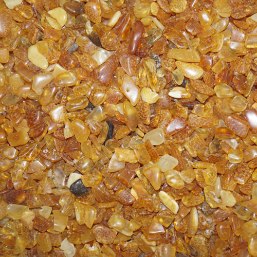 Poliruota gintaro žaliava 0,03 g - 0,10 g (1)