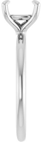 Sužadėtuvių Žiedas „Solitaire“ 950 Platinos Cushion 7mm (4)