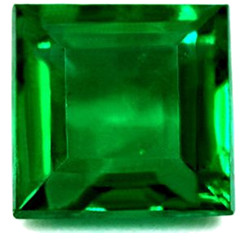 1.57 carat GREEN Square Smaragdas (1)