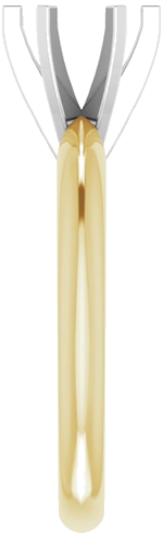 Sužadėtuvių Žiedas „Light Solitaire“ 585 Baltojo Ir Geltonojo Aukso Round 6mm x 6.6mm (4)