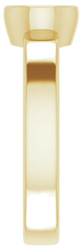 Sužadėtuvių Žiedas „Solitaire“ 750 Geltonojo Aukso Round 5.5mm (4)