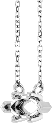 Pakabukas „Solitaire“ 925 Sidabro Marquise 8mm x 4mm (2)