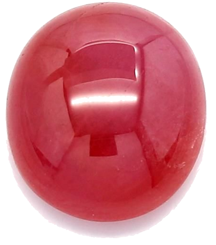 3.48 carat PINK CABOCHON cut Oval Safyras (1)