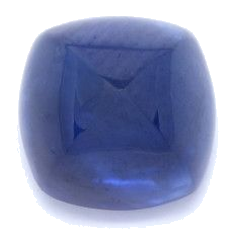 2.46 carat BLUE SUGERLOAFCABOCHON cut Other Safyras (1)