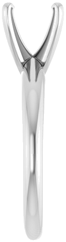 Sužadėtuvių Žiedas „Solitaire“ 585 Baltojo Aukso Round 6.6mm x 7.2mm (9)