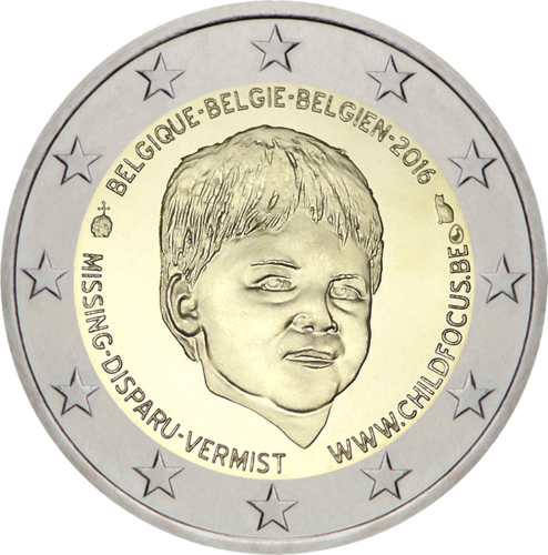 2016 Belgium Child Focus 2 euro PROOF coin (3)