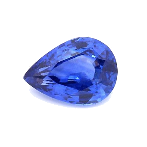 2.65 carat BLUE BRILLIANTSTEP cut Pear Safyras (1)