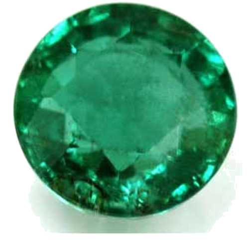 1.45 carat GREEN Round Smaragdas (1)