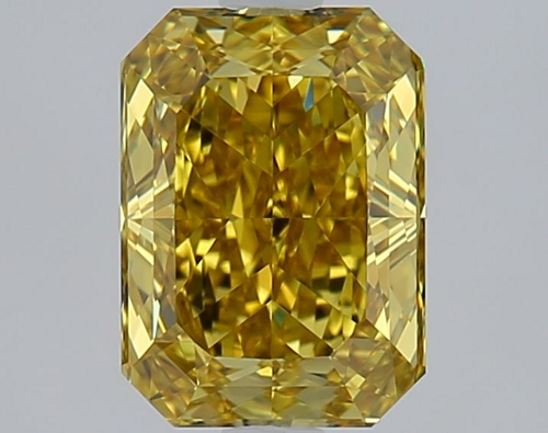 1.5 carat Fancy Yellow-VVS1 Natūralus Radiant Deimantas (1)