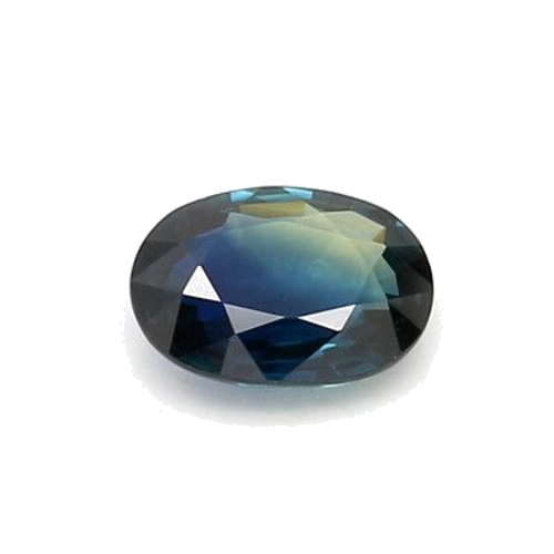 1.0 carat BLUE BRILLIANTSTEP cut Oval Safyras (1)