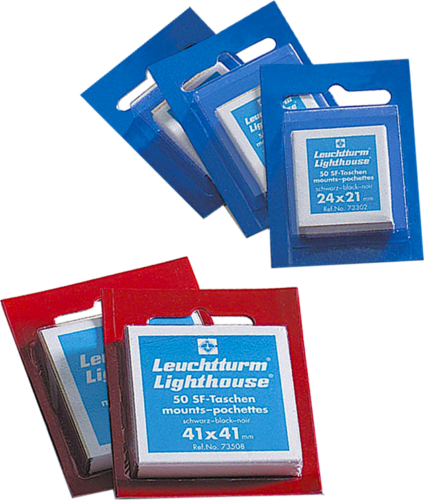 Черные карманы для марок (50 шт) (3)