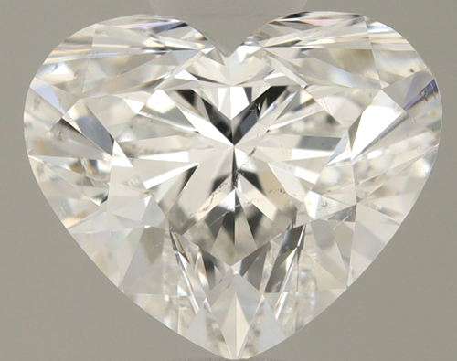 0.88 carat F-SI1 Natūralus Heart Deimantas (1)