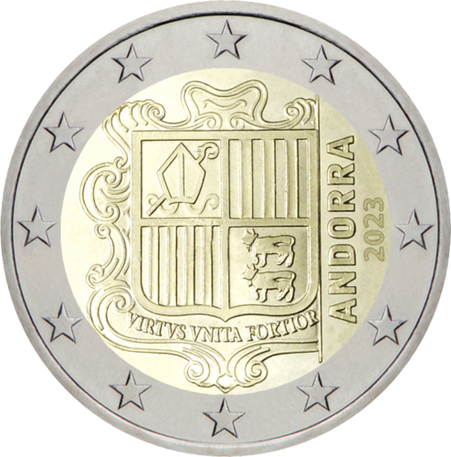 2023 Национална монета на Андора от 2 евро (1)