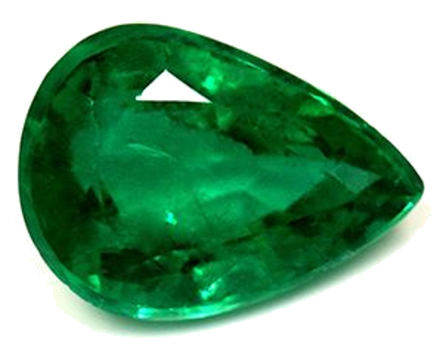 1.81 carat GREEN Pear Smaragdas (1)