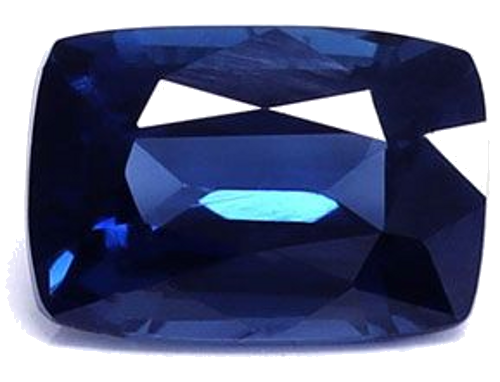 1.69 carat BLUE Cushion Safyras (1)