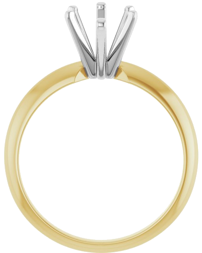 Sužadėtuvių Žiedas „Lightweight Solitaire“ 585 Baltojo Ir Geltonojo Aukso Pear Shape 10.5mm x 6.5mm (2)
