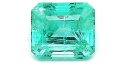 1.05 carat GREEN STEP cut Octagonal Smaragdas (1)