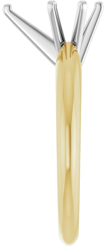 Sužadėtuvių Žiedas „Solitaire“ 585 Baltojo Ir Geltonojo Aukso Pear Shape 9mm x 5.5mm (4)