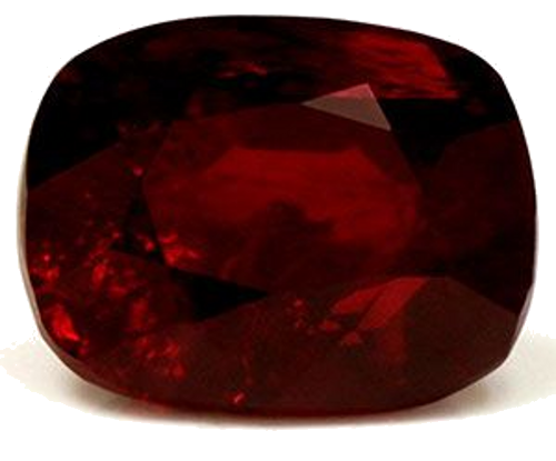 1.06 carat RED Cushion Rubinas (1)