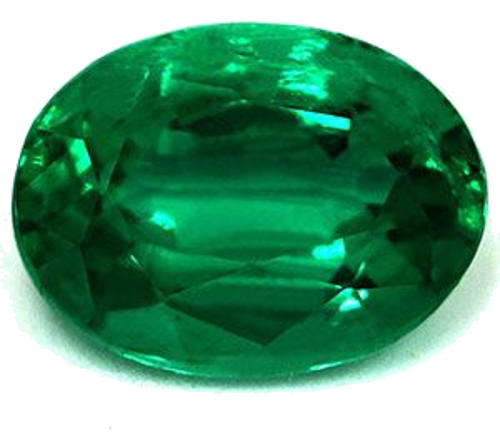 1.77 carat GREEN Oval Smaragdas (1)