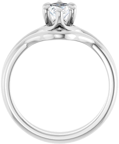 14K White 10x5 mm Marquise Engagement Ring Mounting (7)