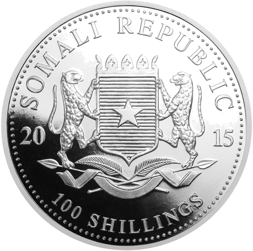 1 oz Dramblys 2015 Somalis sidabrinė moneta (2)