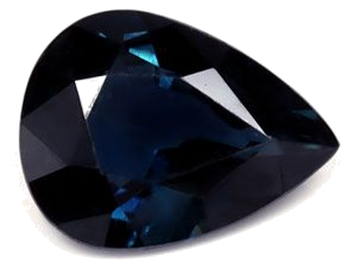 1.69 carat BLUE Pear Safyras (1)