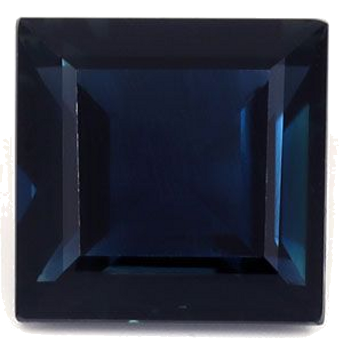 2.1 carat BLUE Square Safyras (1)