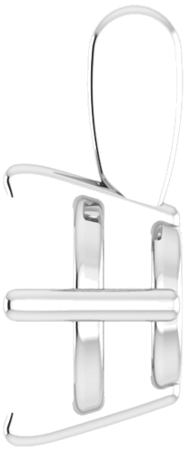 Pakabukas „Solitaire“ 925 Sidabro Round 9mm (3)