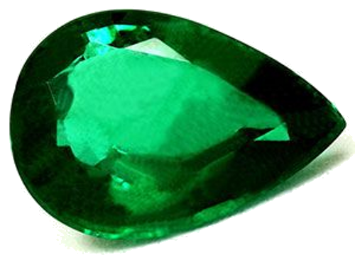 1.75 carat GREEN Pear Smaragdas (1)