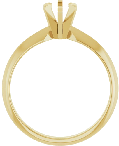 14K Yellow 8.5x4.5 mm Marquise Solitaire Engagement Ring Mounting (2)